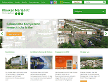 Tablet Screenshot of mariahilf.de